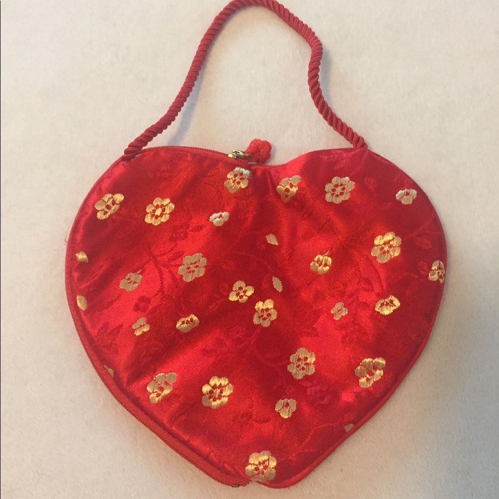 Beautiful Red Satin Bag
